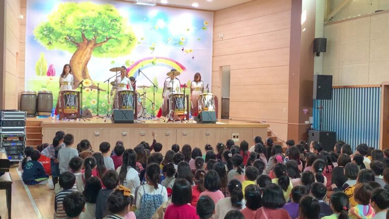퓨전타악 청명 초등학교 공연